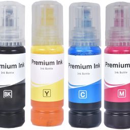 greencom Ink Compatible For EPSON Printers L3110,L3100,L3115,L3116,L3150,L3151,L3152 Black + Tri Color Combo Pack Ink Bottle-2