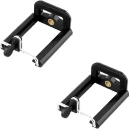 Moiz PACK OF 2 Clip Bracket Stand MOBILE Holder Adapter Mount For Monopod Mobile Holder-20