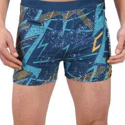 Athletic Swim Jammers Quick Dry Swimsuit for Men for Swimming Training Racing Printed Men Trunk Multicolor Swimsuit-image-38