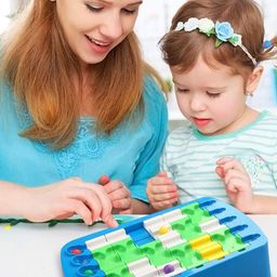 CHOCOZONE Blue Finding Routes Brain Teasers IQ Puzzle & STEM Educational Toy image 2