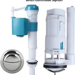 Water-Saving Plastic Dual Flush Valve, 8.26 Inch Flush Siphon 6-10"Fill Valve Flush Tank Lever-picture-23