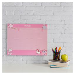 Kidoz Bulletin Board Notice Soft Board For Kids Study At Home And School Princess Horizontal - Pink-image-48