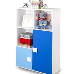 Alex Daisy Three Layer Bookcase - Blue-10