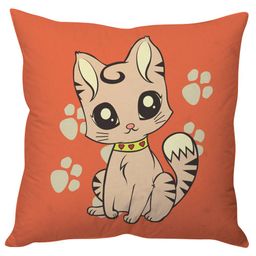 Stybuzz Little Kitty Cushion Cover - Orange-image-94