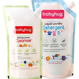 Babyhug Liquid Laundry Detergent Refill Pack - 750 ml & Multipurpose Liquid Cleanser Refill Pack - 500 ml-image-7