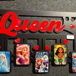 TRY ITS NOW WOODEN QUEEN PHOTO FRAME CUTOMIZED GIFT FOR Men Woman Kids TINPH0001 11.811 inch DIGITAL-picture-23