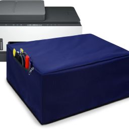 Alifiya Nylon Printer Cover For HP 750 Multi Function InkJet Printer - Blue Printer Cover-image-55