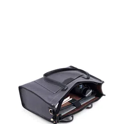 Womanix Structured Handheld Bag with Tasselled image 5
