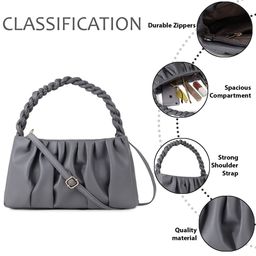 OsaiZ Textured Structured Handheld Bag image 5