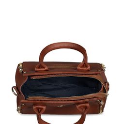 HiLEDER Pure Leather Textured Structured Handheld Bag image 5
