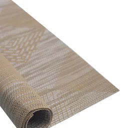 MARKET99 Brown Printed 4 Pieces Rectangle Table Placemats image 2