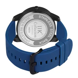 IIK COLLECTION Men Round Dial Adjustable Flexible Silicon Strap Watch image 5