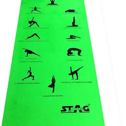 stag iconic Yoga Mantra ASANA Green 6 mm Yoga Mat-picture-41
