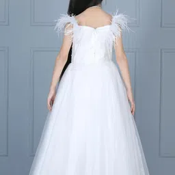 THE LITTLE CELEBS Net Maxi Dress image 2