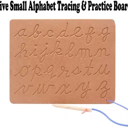 forsikha Small Alphabet Learning Slate Cursive Handwriting Pratice Board Tracing Tablet image 2