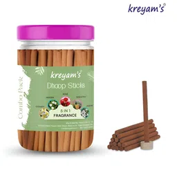 kreyam's Brown 5 In 1 Fragrance Pooja Dhoop Sticks-picture-49