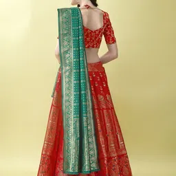 APNISHA Ready to Wear Lehenga & Unstitched Blouse With Dupatta image 3