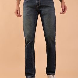 HangerLoop Men Slim Fit Mid-Rise Light Fade Stretchable Jeans-image-60