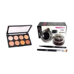 skrynnzer Set Of 3 Concealer Palette With Gel Eyeliner-18