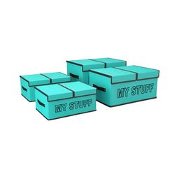 Aura Green & Black 4 Pieces Drawer Organisers-23