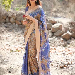 ETHNIC TODAY Printed Pochampally Saree-36