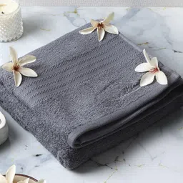 Monte Carlo Grey 400 GSM Cotton Bath Towel-picture-21