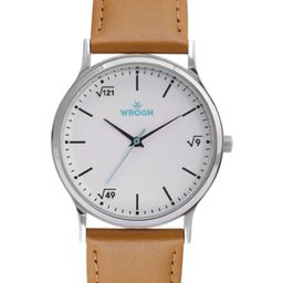 WROGN Men Embellished Dial & Leather Bracelet Style Straps Analogue Watch WRNWJ25 Set-43-49
