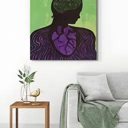 999Store Purple & Black 1 Piece Canvas Other Wall Paintings-image-65