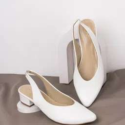 Inc 5 Women Block Heel Pointed Toe Pumps-24