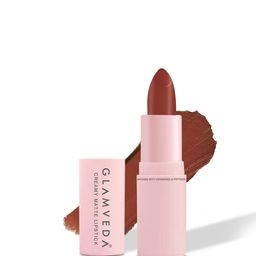 GLAMVEDA Creamy Matte Long Stay Lipstick with Ceramides - 4.5 g - Nutella Kiss - 305-picture-21