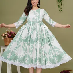 Pristyle Women Ethnic Motifs Thread Work Maternity Anarkali Kurta-picture-11