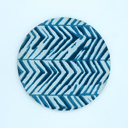 LOOMSARTE Set Of 4 Printed Round Wooden Coasters image 4