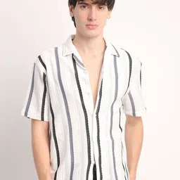 Voroxy Men Relaxed Opaque Casual Shirt-picture-22