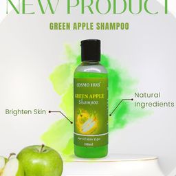 COSMO HUB Green Apple Shampoo- 100ml image 2