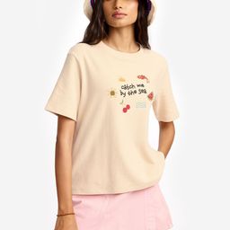 The Souled Store Women Typography Printed Round Neck Cotton Relaxed Fit T-shirt-picture-29