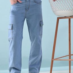 MaverIQ Men Classic Regular Fit Mid-Rise Stretchable Jeans-picture-48