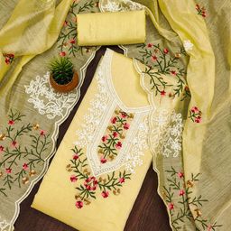 MANVAA Embellished Unstitched Dress Material-image-52