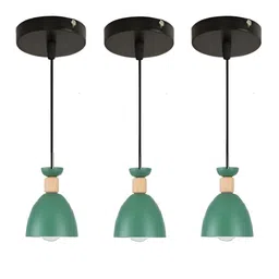 KINIS Green & Black Aluminium Ceiling Lamp-image-89