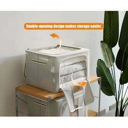 Panchhi Store Grey Set of 2 Reusable Multi-Utility Organisers image 2