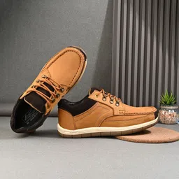 knoos Men Lace-Ups Round Toe Leather Derbys-picture-46