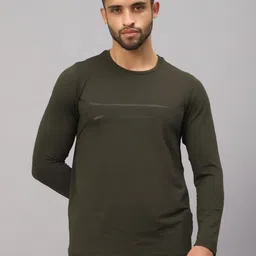 VECTOR X Men Solid Round Neck T-Shirt-image-97