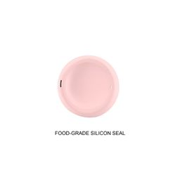 We3 Pink & Transparent Solid Glass Matte Cups Set of Cups and Mugs image 4