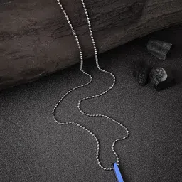 Roadster Rhodium-Plated Contemporary Pendants with Chains-image-2