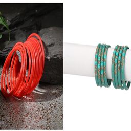 SOMIL Set Of 20 Artificial Stones and Beads Studded Glass Bangles-image-24