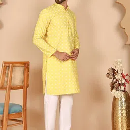 Anouk Rustic Men Floral Printed Kurta with Pyjama-image-69
