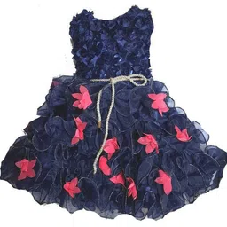 VILLATA FASHION Floral Print Georgette Fit & Flare Dress-picture-13