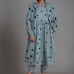 MATI Women Geometric Tailored Jacket-picture-10