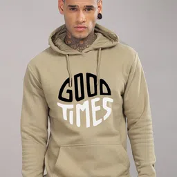 ADRO Men Cotton Printed Hooded Sweatshirt-image-30