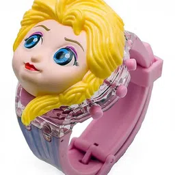 SWADESI STUFF Unisex Kids Printed Dial & Straps Digital Multi Function Automatic Watch 3D PRINCESS image 3
