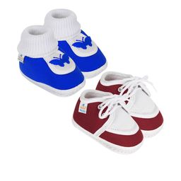 NESKA MODA 2 Pair Of Kid Cotton Booties-picture-21